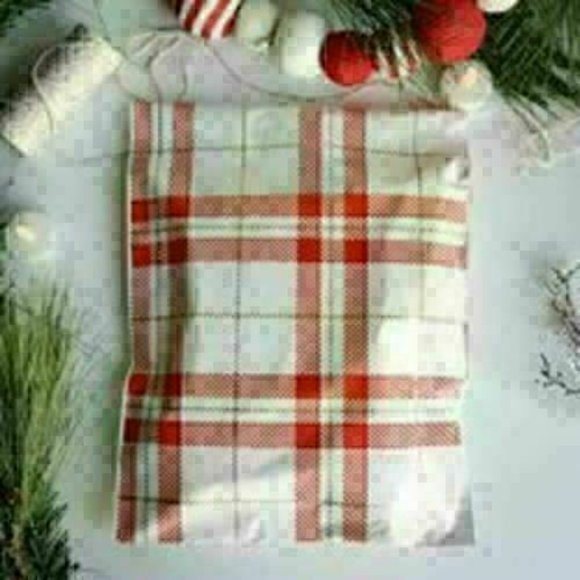 25 pk Red/White Plaid 6 x 9 Poly Mailers Shipping Bags Boutique Office